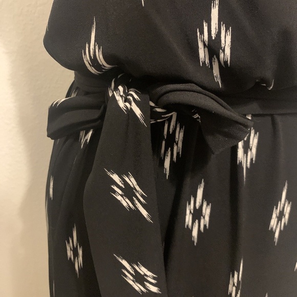 White House Black Market Geometric Print Strapless Party Sun Dress Women's XXS - Picture 9 of 13